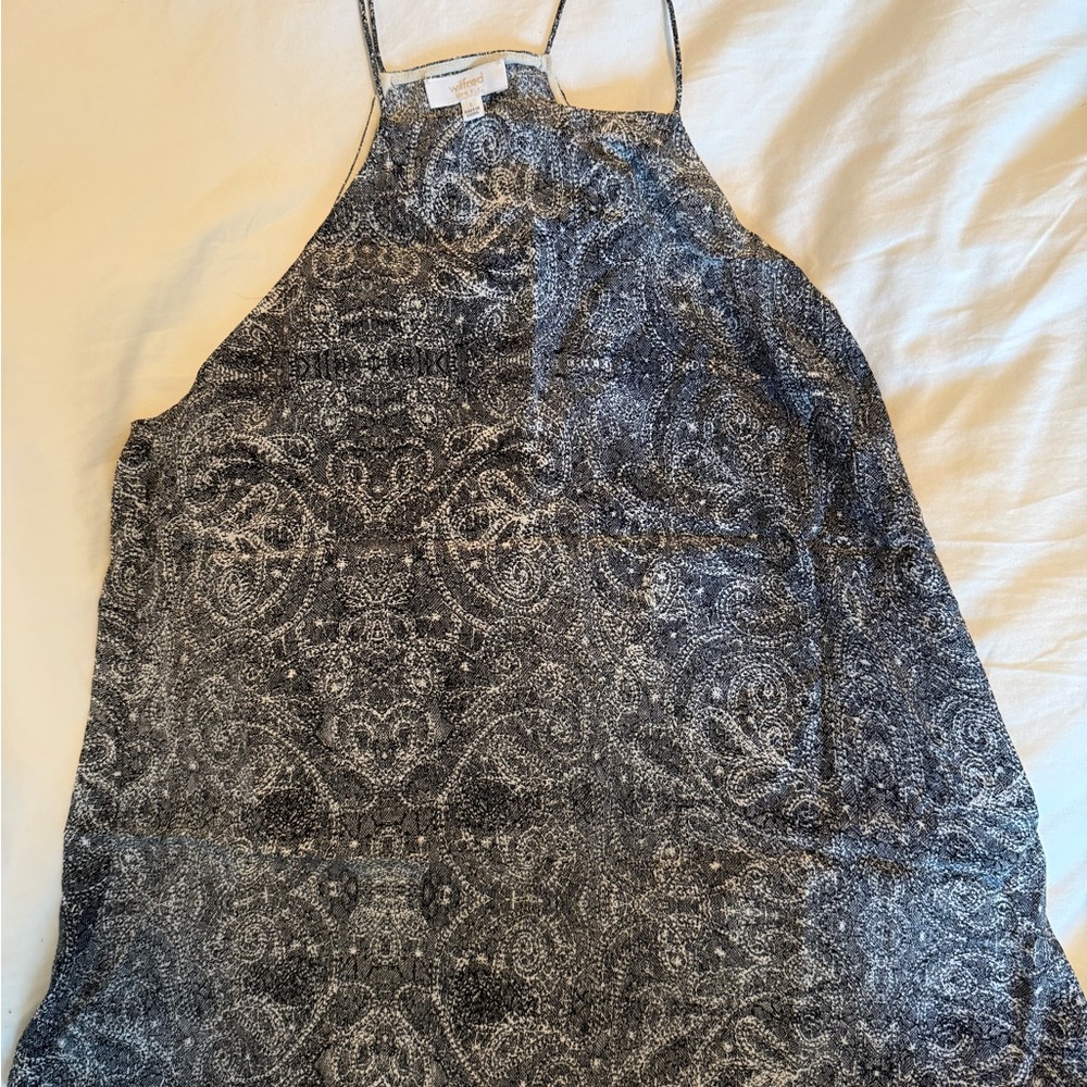 Wilfred Black and White Patterned Blouse